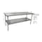 Bk Resources Flat Top Work Table Stainless Steel w/Galvanized Undershelf 72"Wx30"D VTT-7230 - alternate 4